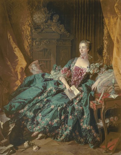 Madame de Pompadour, 1756 da François Boucher